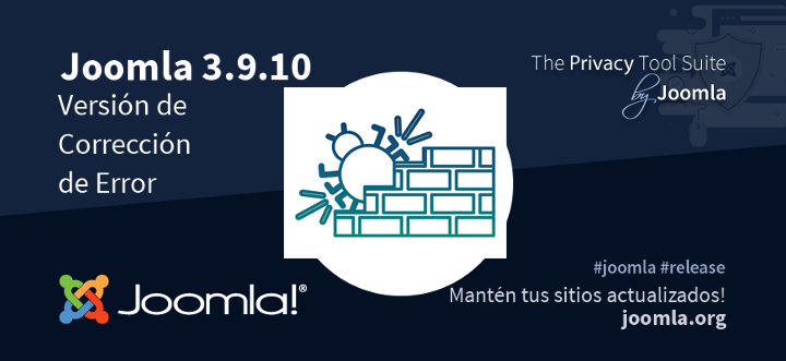 Joomla 3.9.10 ya está disponible