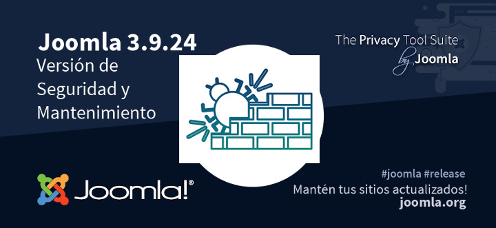 Joomla 3.9.24 está diponible