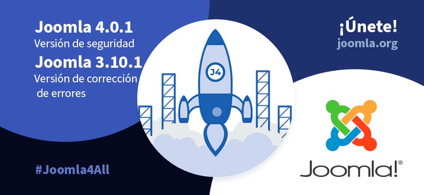 Joomla 4.0.1 y Joomla 3.10.1 están disponibles