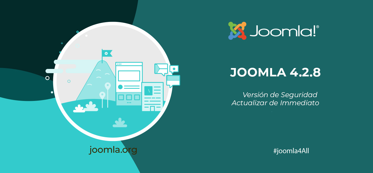 Joomla 4.2.8 Versión de seguridad, actualizar de immediato