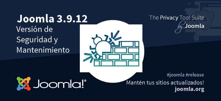 Joomla 3.9.12 ya está disponible