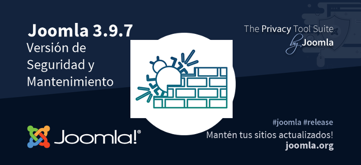 Joomla 3.9.7 ya está disponible